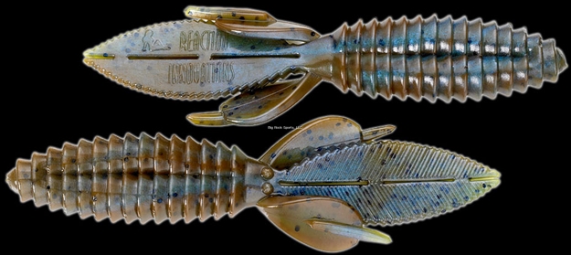 Picture of Reaction Smallie Beaver Creature Bait, 3 1/2", Magic Craw Swirl, 10/Pack