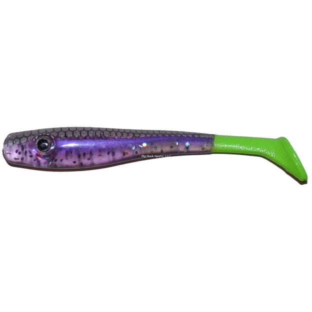 Picture of Reaction Strike Mullet Jr. Boot Tail, 4", Purple Haze, 6Pk