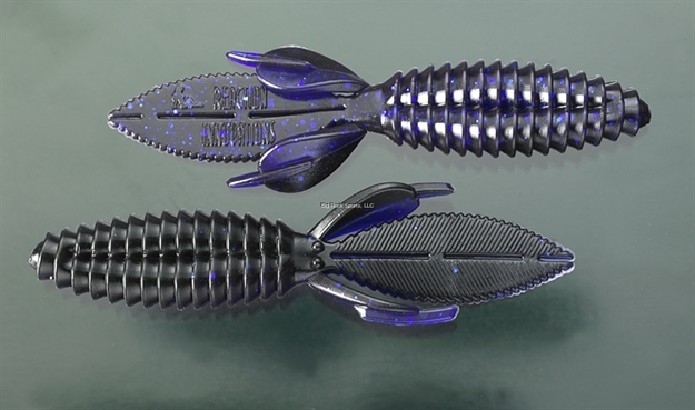 Picture of Reaction Sweet Beaver Creature Bait, 4.2", Black Light, 10/Pack