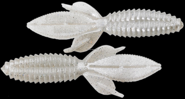 Picture of Reaction Sweet Beaver Creature Bait, 4.2", White Trash, 10/Pack