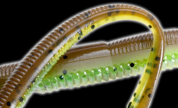 Picture of Reaction The Flirt Finesse Worm, 4.95", Dirty Sanchez, 15/Pack