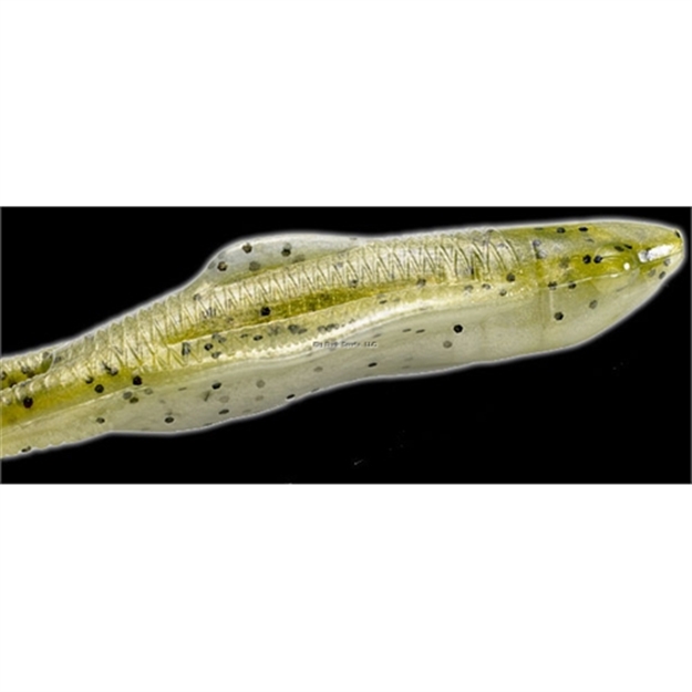 Picture of Reaction Trixie Shark Twin Tail Swimbait, 4 3/4", Bullfrog, 8/Pack