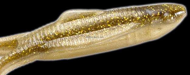 Picture of Reaction Trixie Shark Twin Tail Swimbait, 4 3/4", Gold Digger, 8/Pack