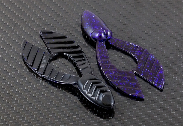 Picture of Reaction Twerk Creature Bait, 3 1/2", Black Light, 6/Pack