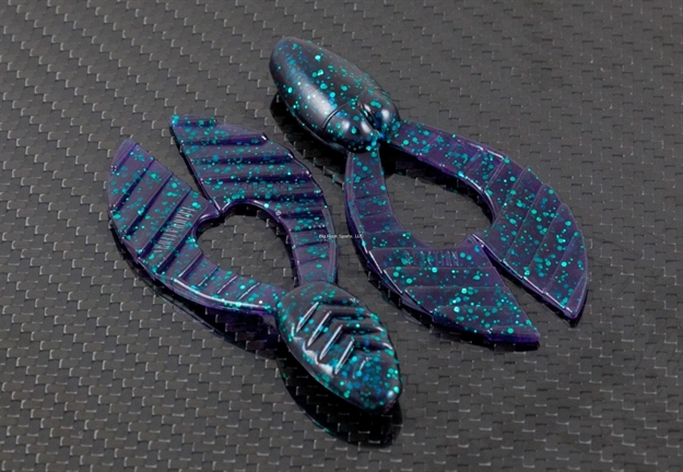 Picture of Reaction Twerk Creature Bait, 3 1/2", Junebug, 6/Pack