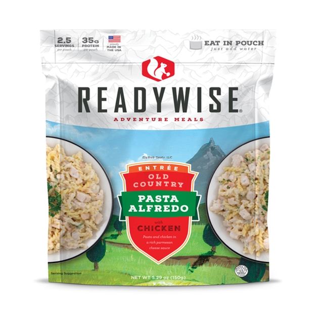 Picture of Readywise Old Country Pasta Alfredo W/Chicken, 2.5 Servings, Just Add Water
