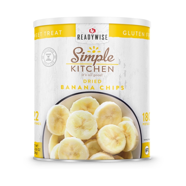Picture of Readywise Simple Kitchen Bananas Chips 22 Serving Can