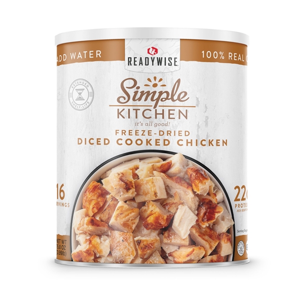 Picture of Readywise Simple Kitchen FD Diced Chicken 16 Serving Can