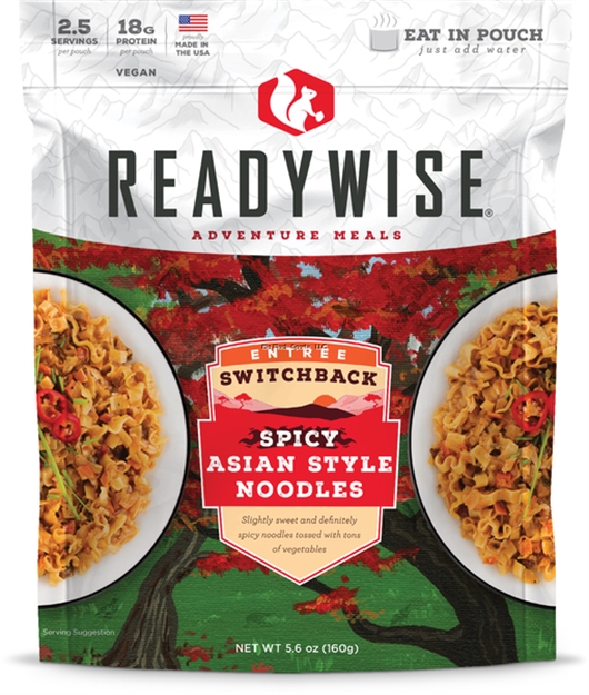 Picture of Readywise Switchback Spicy Asian Style Noodles, 2.5 Servings, Just Add Water