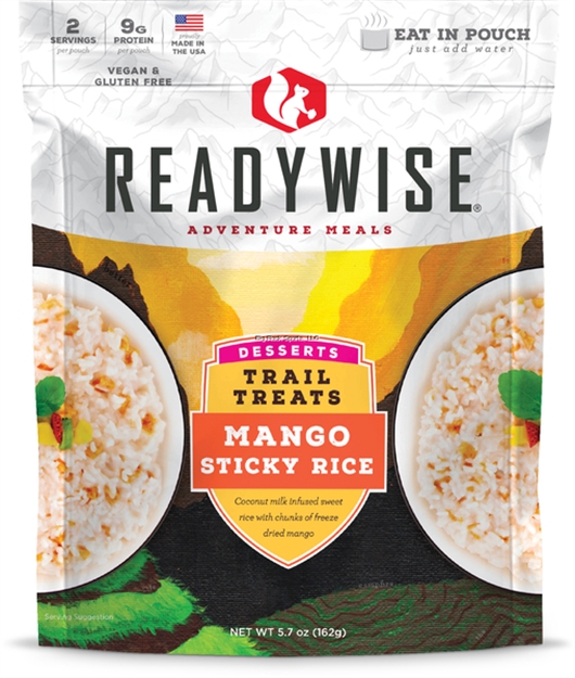 Picture of Readywise Trail Treats Mango Sticky Rice, 2.5 Servings, Just Add Water