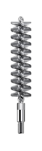 Picture of  Real Avid Avbmsb45 Bore-Max Speed Brush 45 Cal Pistol Firearm 8-32" Thread Bronze Bristles