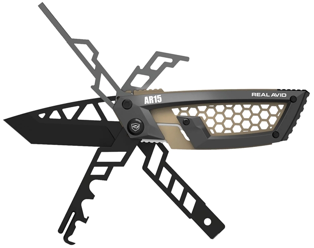 Picture of Real Avid Avgtear Gun Tool Edge Ar-15 Stainless Steel Ar-Platform 2.60" Tanto AVGTE-AR