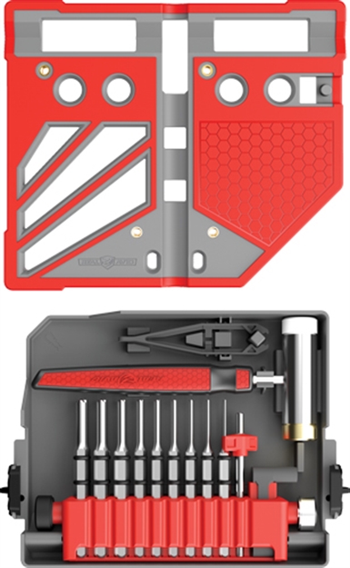Picture of  Real Avid Avmbbpkit  Master Gray/Red Steel 18 Pieces