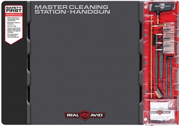 Picture of Real Avid Avid Master Cleaning Stat Handgun Cleaning Kit & Mat AVMSP 813119012662