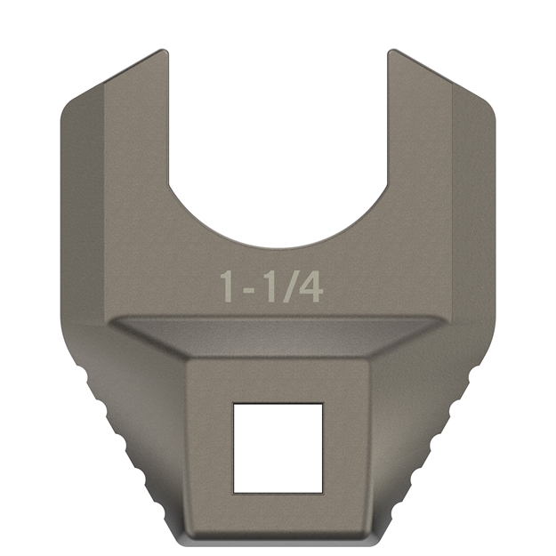 Picture of  Real Avid Avmf114bnw Master -Fit Barrell Nut Wrench 1 1/4" Titanium Titanium/Stainless Steel Ar-Platform Free-Float Handle 813119013928