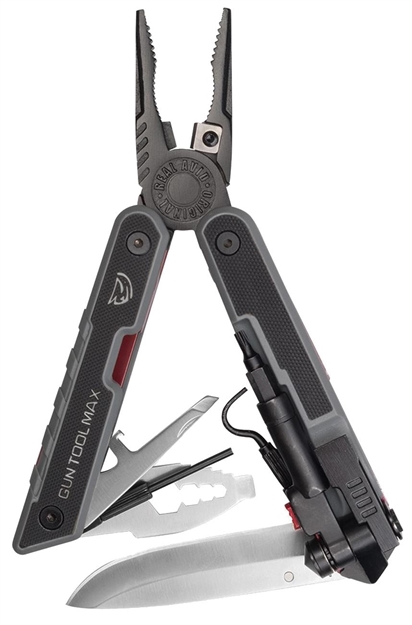 Picture of  Real Avid Avgtmax Gun Tool Max Black 3.25" 440 Stainless Steel Plain G10 Black Handle 813119012136