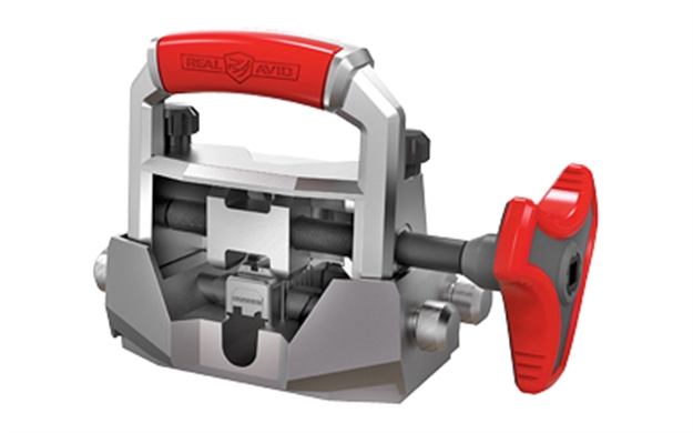 Picture of  Real Avid Avmsp Master Sight Pusher Gray/Red Handgun Ergonomic Red Handle