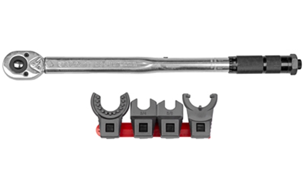 Picture of  Real Avid Avmf5ws Master -Fit 5 Piece Crowfoot Wrench Set Gray/Red Ar-Platform Heavy Duty Torque Wrench Handle 5 Pieces