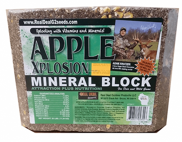Picture of Real Deal Mineral Apple Xplosion Mineral Block 25Lb