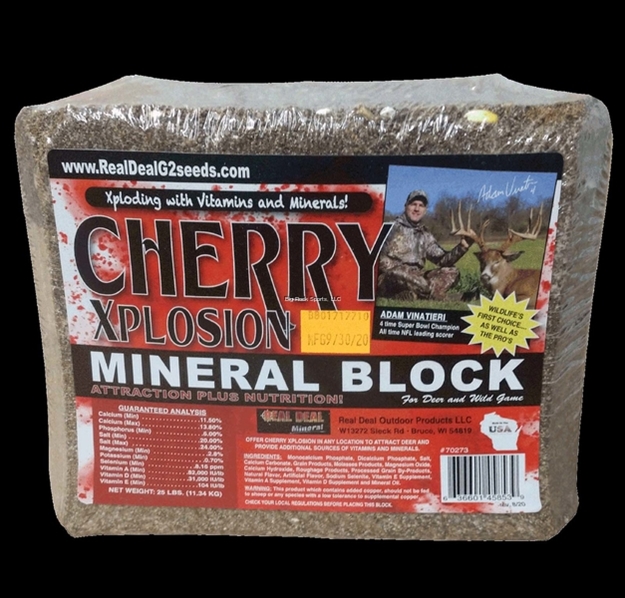 Picture of Real Deal Mineral Cherry Xplosion Mineral Block 25Lb