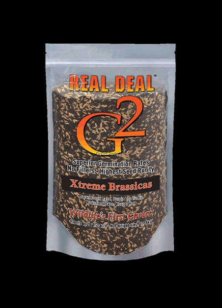 Picture of Real Deal Mineral G2 Xtreme Brassica-Annual Fall Blend, 1/2 Acre, Tolerant TO Extreme Cold Temperatures