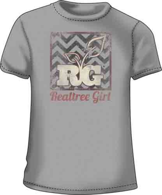Picture of Realtree  Women's T-Shirt " Girl" Medium Silver<