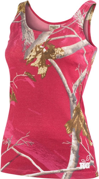 Picture of Realtree Women's Oakley Tank Top Medium Rt-Ap Cardinal Camo<