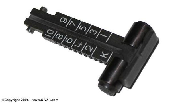 Picture of Rear Sight Assembly, For Ak-74 (5.45X39 Caliber), 1000 Meters, With &Quot;K&Quot; Battle Mark, East German