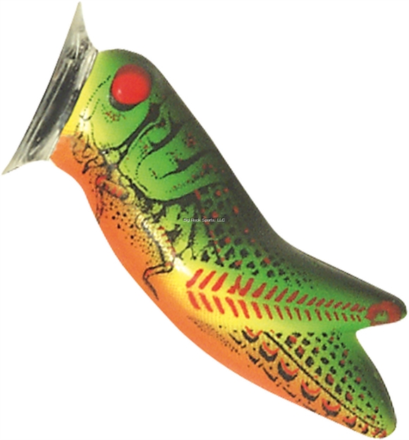 Picture of Rebel Crickhopper Popper Topwater Bait, 1 3/4", 3/16 Oz, Firetiger, Floating