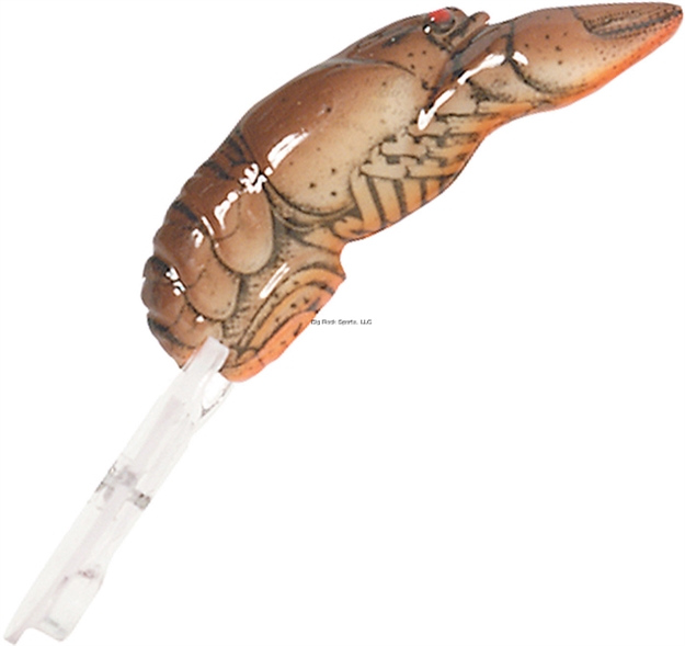 Picture of Rebel Deep Wee Crawfish Lure, 2 3/8", 3/8 Oz, Ditch (Brown), Floating