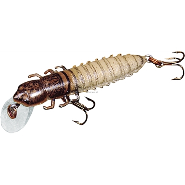 Picture of Rebel Hellgrammite Ultralight Crankbait, 1 3/4", 3/32 Oz, Fire Fly, Sinking