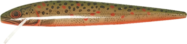 Picture of Rebel Jointed Minnow Lure, 1 7/8", 3/32 Oz, Brown Trout, Floating