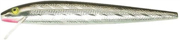 Picture of Rebel Jointed Minnow Lure, 2 1/2", 1/8 Oz, Silver/Black, Floating J5001
