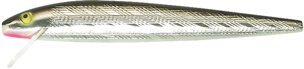 Picture of Rebel Jointed Minnow Lure, 5 1/2", 11/16 Oz, Silver/Black, Floating