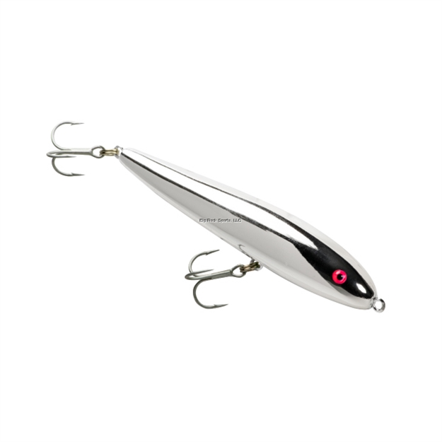 Picture of Rebel Jumpin' Minnow, 4 1/2", 3/4Oz, #2 Hooks, Chrome Silver