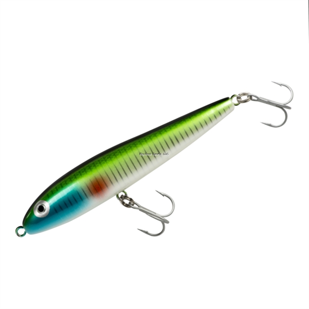 Picture of Rebel Jumpin' Minnow, 4 1/2", 3/4Oz, #2 Hooks, Pilchard