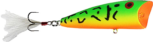 Picture of Rebel Magnum Pop-R Topwater Bait, 3", 1/2 Oz, Firetiger, Floating P6556
