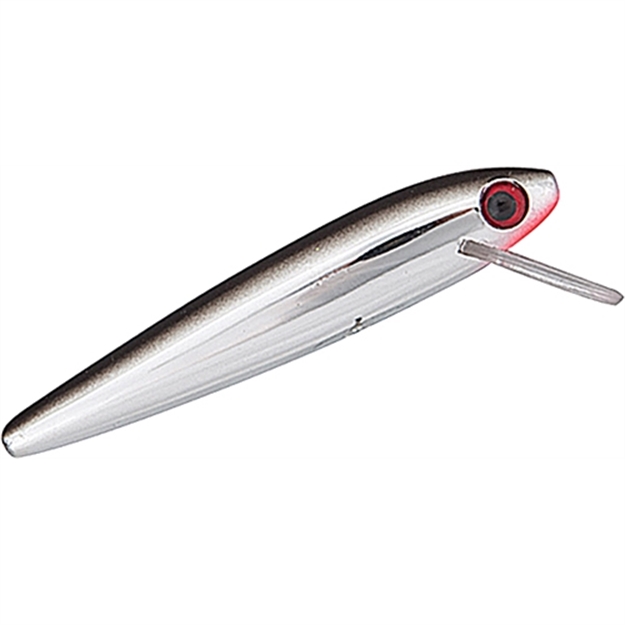 Picture of Rebel Value Minnow Lure, 2 1/2", 5/8 Oz, Silver/Black, Floating F5001V
