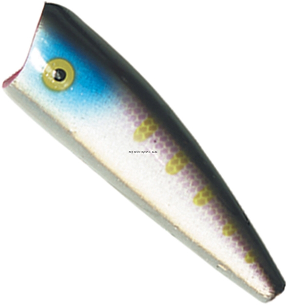 Picture of Rebel Pop-R Plus Topwater Bait, 2 1/2", 1/4 Oz, Purple Shad, Floating