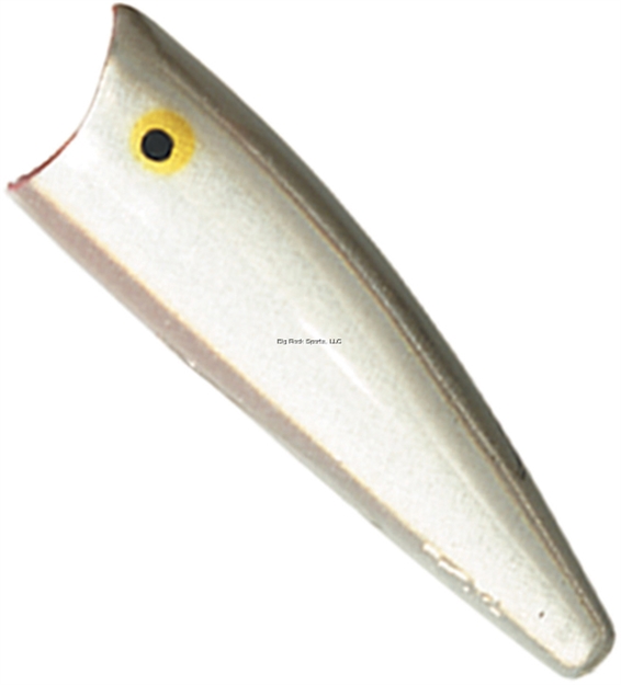 Picture of Rebel Pop-R Topwater Bait, 2 1/2", 1/4 Oz, Silver/Black, Floating