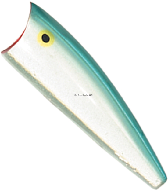 Picture of Rebel Pop-R Topwater Bait, 2 1/2", 1/4 Oz, Silver/Blue, Floating