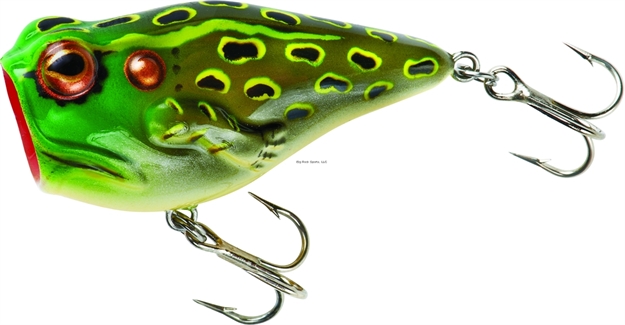 Picture of Rebel Pop'n Frog Topwater Bait, 1 7/8", 3/16 Oz, Bullfrog, Floating