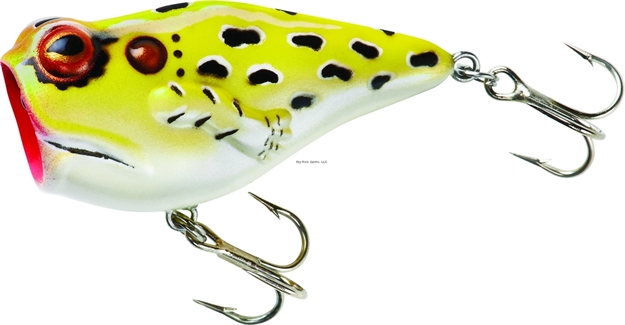 Picture of Rebel Pop'n Frog Topwater Bait, 1 7/8", 3/16 Oz, Swamp Frog, Floating