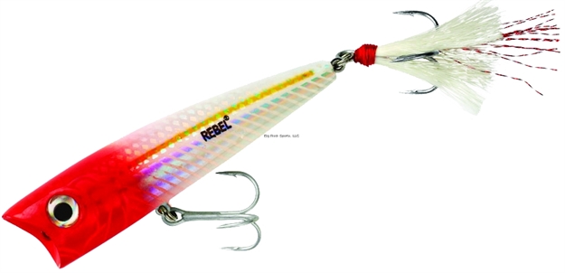 Picture of Rebel Super Pop-R Topwater Bait, 3 1/8", 5/16 Oz, Red Head