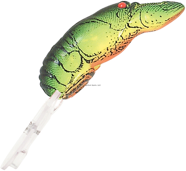 Picture of Rebel Teeny Wee Crawfish Bait, 1 1/2", 1/10 Oz, Firetiger, Floating