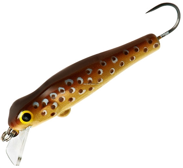 Picture of Rebel Tracdown Micro Minnow -Brn Trt-2.5", 5/32 Oz, Barbless Hooks