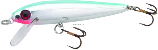Picture of Rebel Value Minnow Lure, 2 1/2", 5/8 Oz, Silver/Blue, Floating