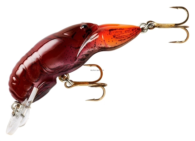 Picture of Rebel Wee-Crawfish Crankbait, 2", 1/5Oz, Flaming Junebug, Floating
