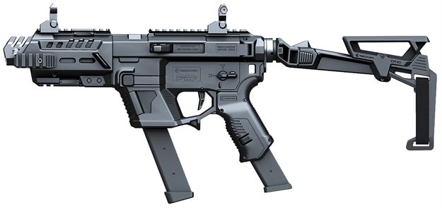 Picture of  Recover Tactical Pixpbfbr01 P-Ix+Basic  Pg9 Folding Brace Metal Front Guard Black 7290117421598