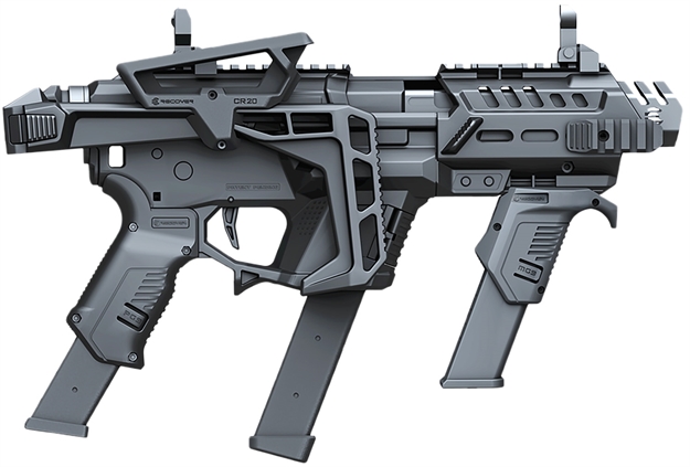 Picture of  Recover Tactical Pixpmgfst01 P-Ix+Mg  Pg9 Sr20 Metal Front Guard Folding Stock Black 7290117421611